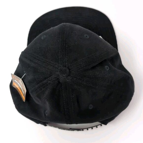 San Diego March and Ash Logo Snap Back Hat Cap Black Corduroy Adjustable NEW NWT - Picture 9 of 14